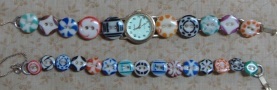 Painted Ceramic Bracelet